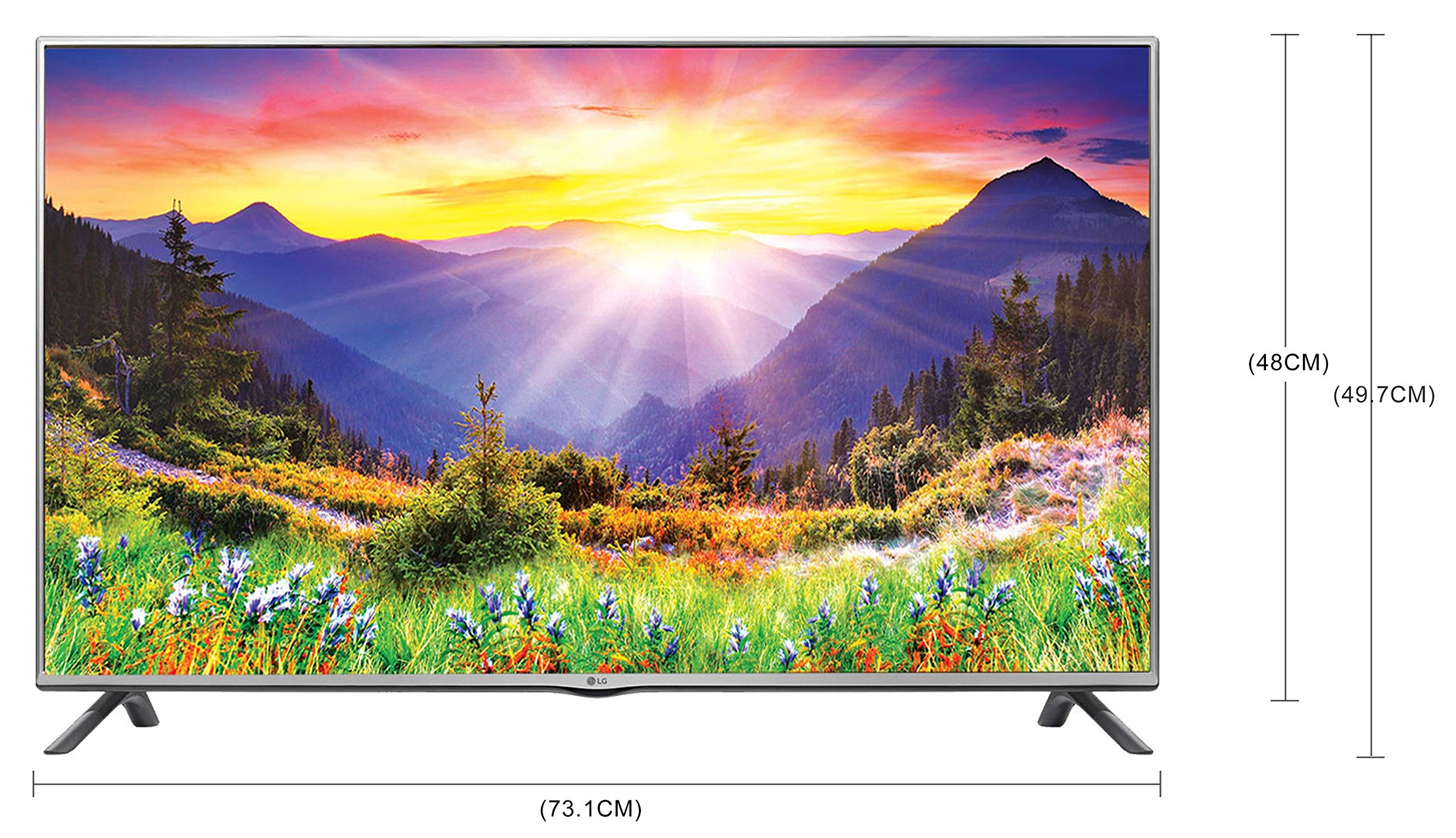 LG 80 cm (32 Inches) HD Ready LED TV 32LF554A (Gray) (2015 model